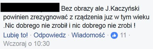 Komentarze internautów. 