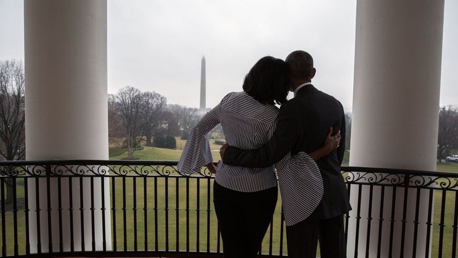 Ostatnie zdjęcie Michelle i Baracka w Białym Domu