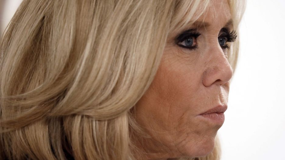 Brigitte Macron uczestniczyła w spotkaniu z licealistami 