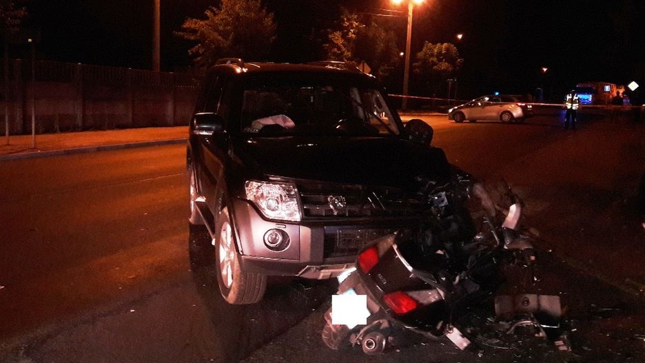 45-latek nie ustąpił pierwszeństwa prawidłowo jadącemu motorowerzyście