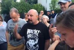 Manifestacja pod domem Jarosława Kaczyńskiego