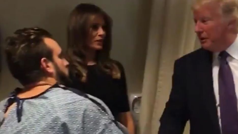 Mężczyzna został postrzelony w nogę.