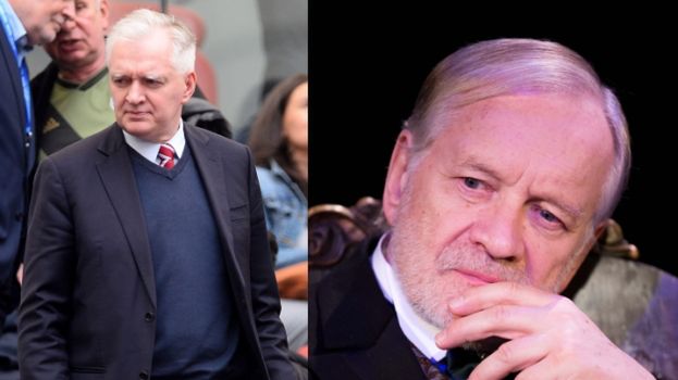 Jarosław Gowin/ Andrzej Seweryn w "Uchu Prezesa".
