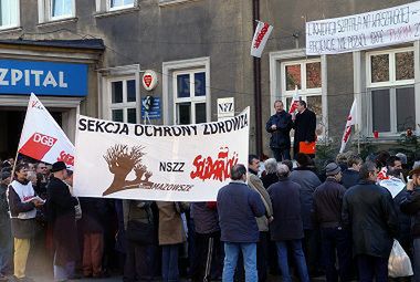W Gorzowie manifestacja w obronie szpitala