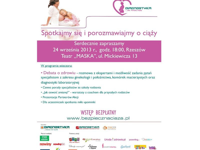 Diagnostyka dla Twojej ciąży - już 24 września w Rzeszowie!