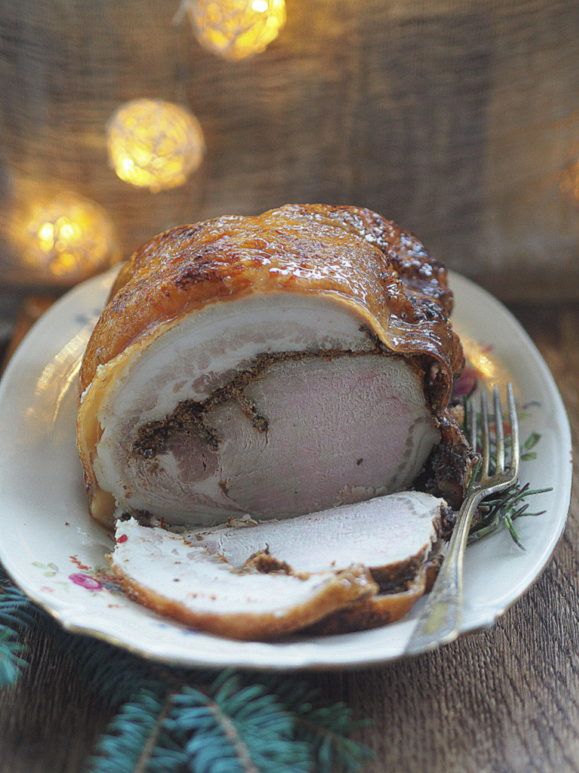 Porchetta. Pieczeń wieprzowa po włosku