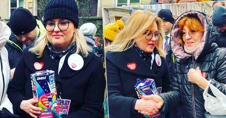Piękny gest Magdaleny Adamowicz. Kwestuje w Gdańsku z WOŚP w rok po śmierci męża