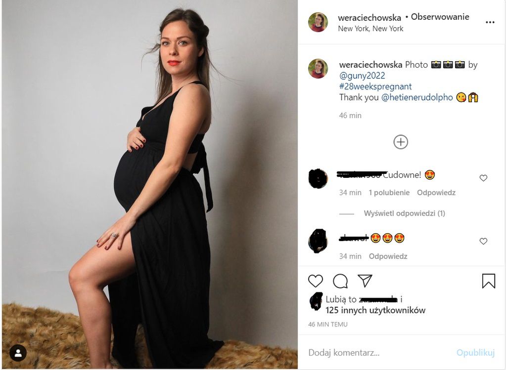 Weronika Ciechowska sesja ciążowa