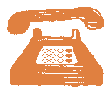 Pomarańczowy telefon