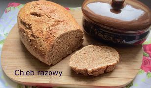 Pyszny chleb razowy. Bez zakwasu i drożdży