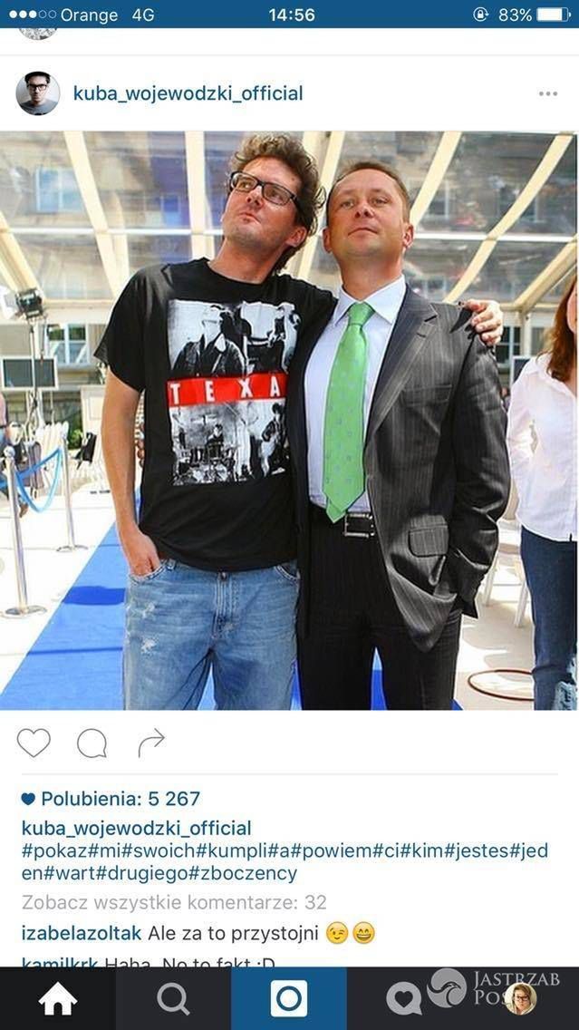 Kuba Woejwódzki i Kamil Durczok na Instagramie
