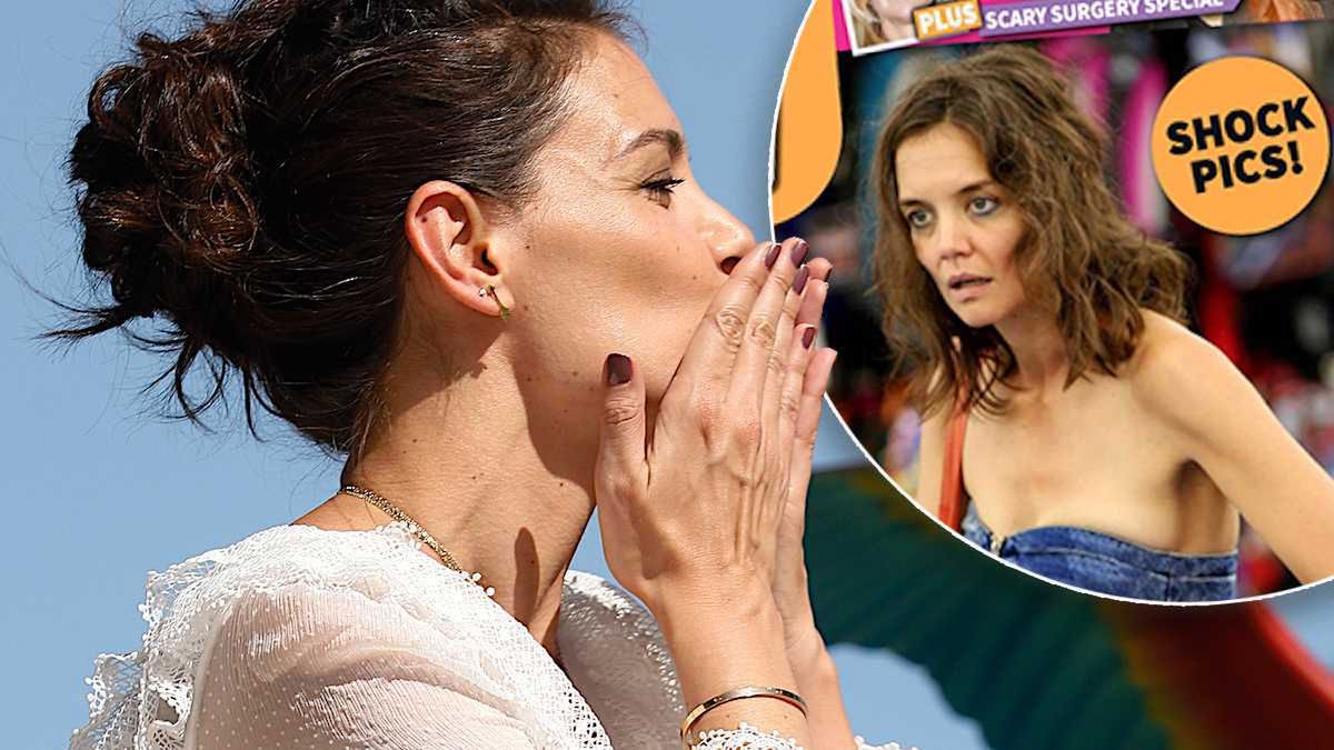 Wychudzona Katie Holmes na okładce tabloidu. Tak przerażających zdjęć nie miała nawet Angelina Jolie