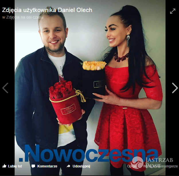 Daniel Olech z narzeczon