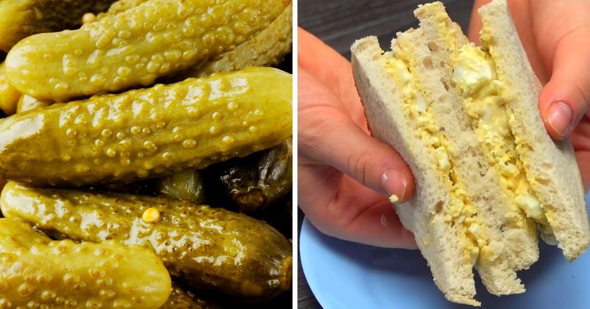 Najlepsza pasta jajeczna z ogórkami kiszonymi. Tania i pyszna