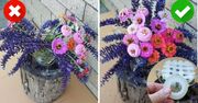 Doskonały patent na układanie kwiatów w wazonie. Ten trik przemieni Cię w mistrza florystycznych aranżacji