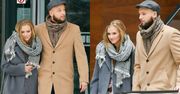 Wystylizowana ciężarna Agnieszka Kaczorowska z przystojnym mężem pojawiła się w śniadaniówce TVP!
