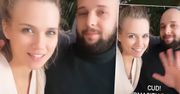 Agnieszka Kaczorowska chwali się powrotem męża na Instagram: "CUD!". Wrzucił zdjęcie z ciężarną żoną