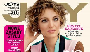 Renata Kaczoruk na okładce magazynu "Joy"