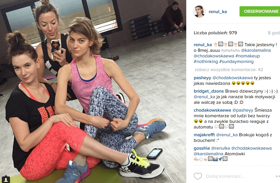 Ewa Chodakowska, Karolina Malinowska i Renata Kaczoruk