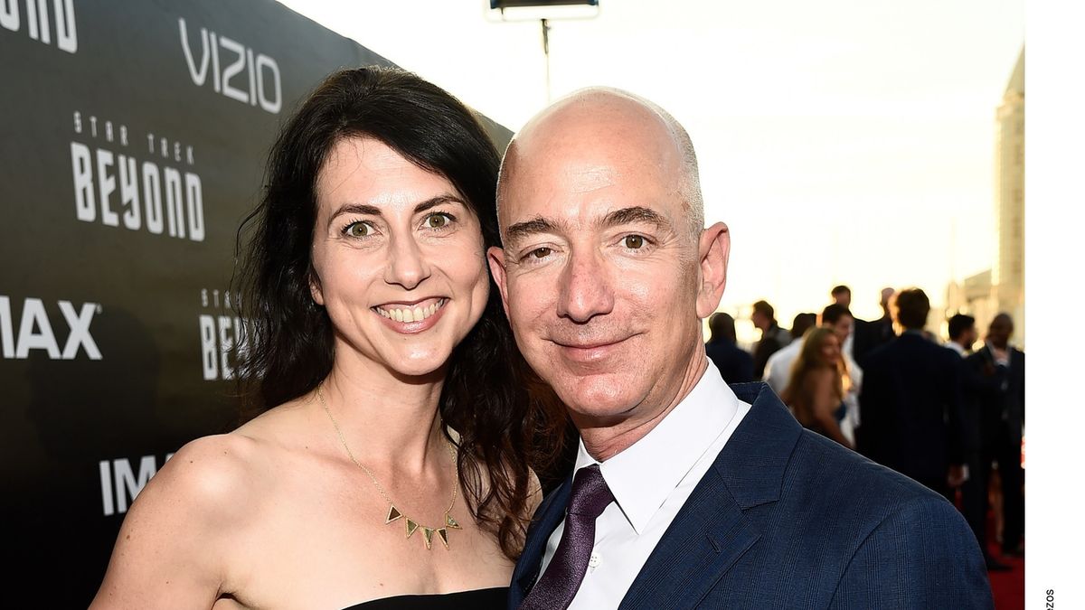 MacKenzie i Jeff Bezos jeszcze jako małżeństwo.