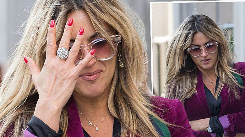 Karolina Szostak na spacerze