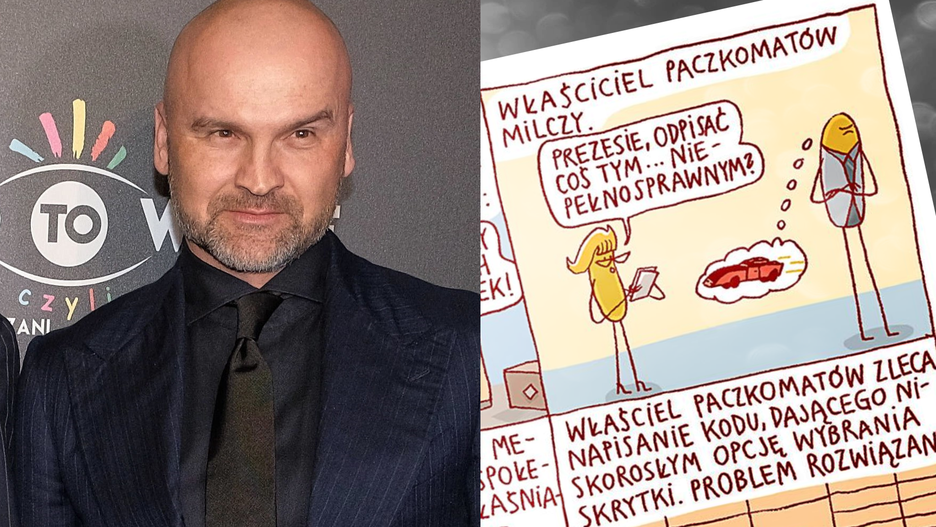 Niskie osoby będą mogły wybrać niższe skrytki w paczkomatach - zapowiedział Rafał Brzoska