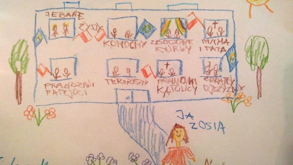 Jeden z rysunków ''Zosi''