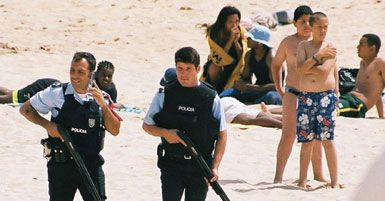 Napad na portugalskiej plaży