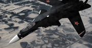 Su-47 Berkut - orzeł przedni wylądował
