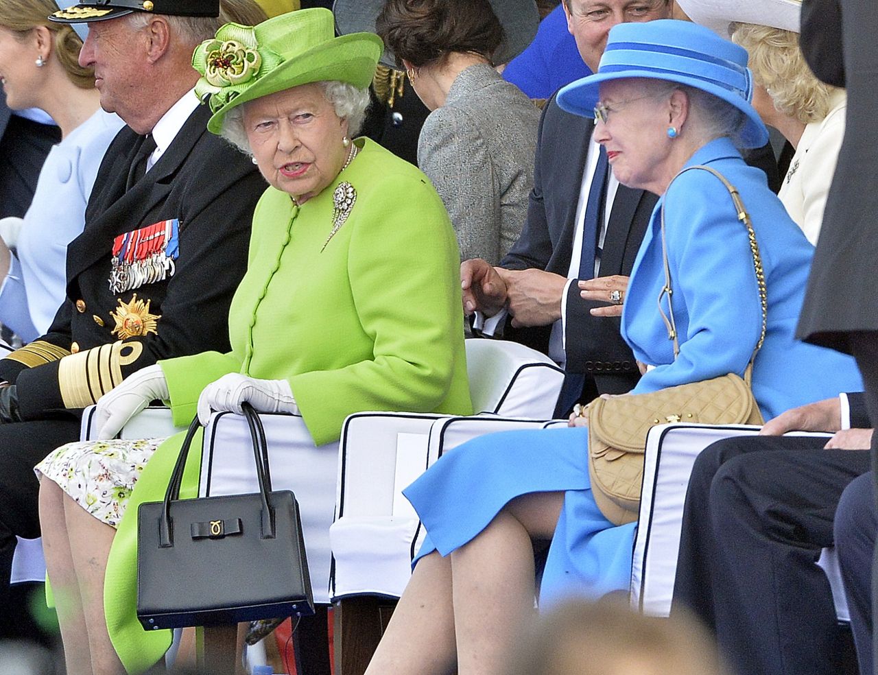 Królowa Elżbieta II i królowa Małgorzata II