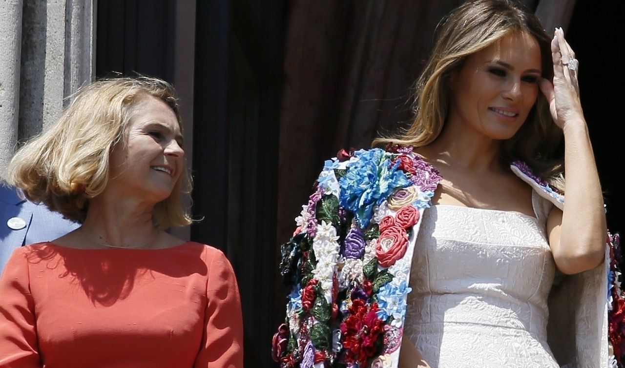 Małgorzata Tusk kontra Melania Trump. Pojedynek na stylizacje