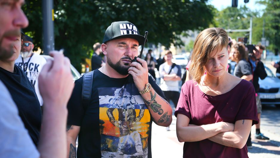 Małgorzata Kożuchowska i Patryk Vega