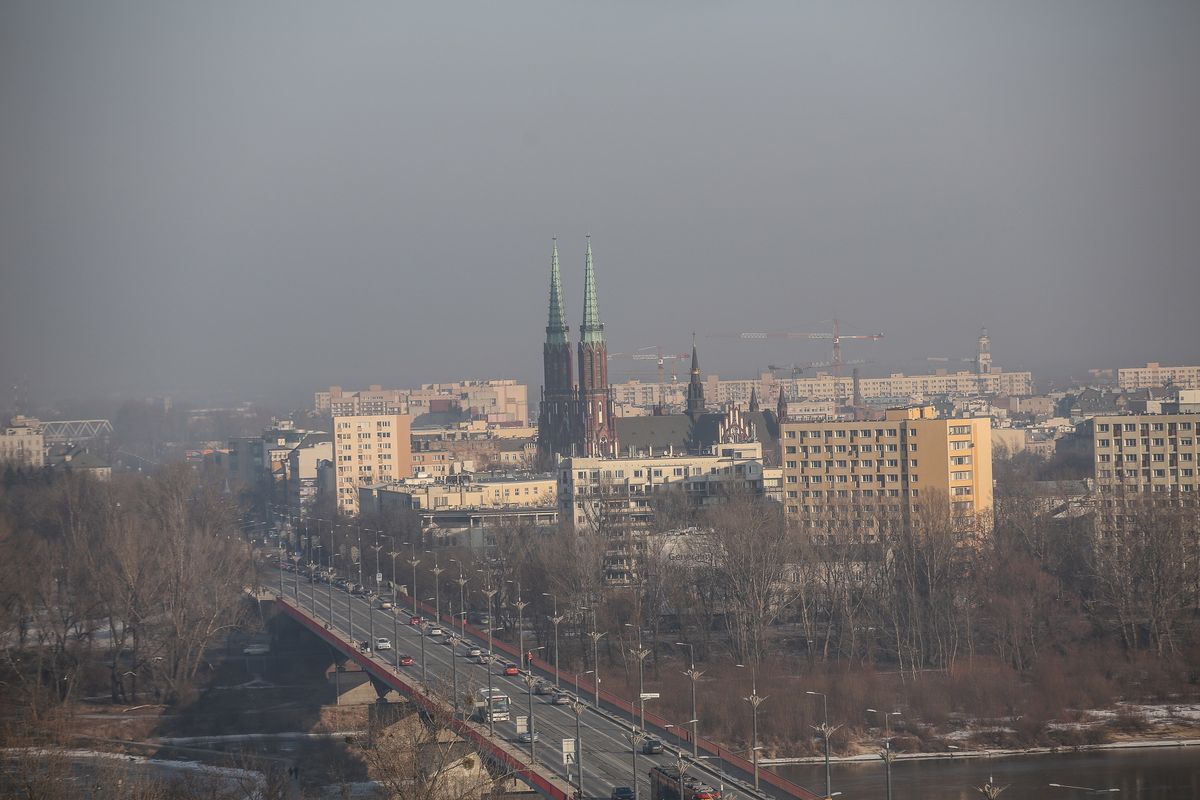 Smog Warszawa - 31 grudnia