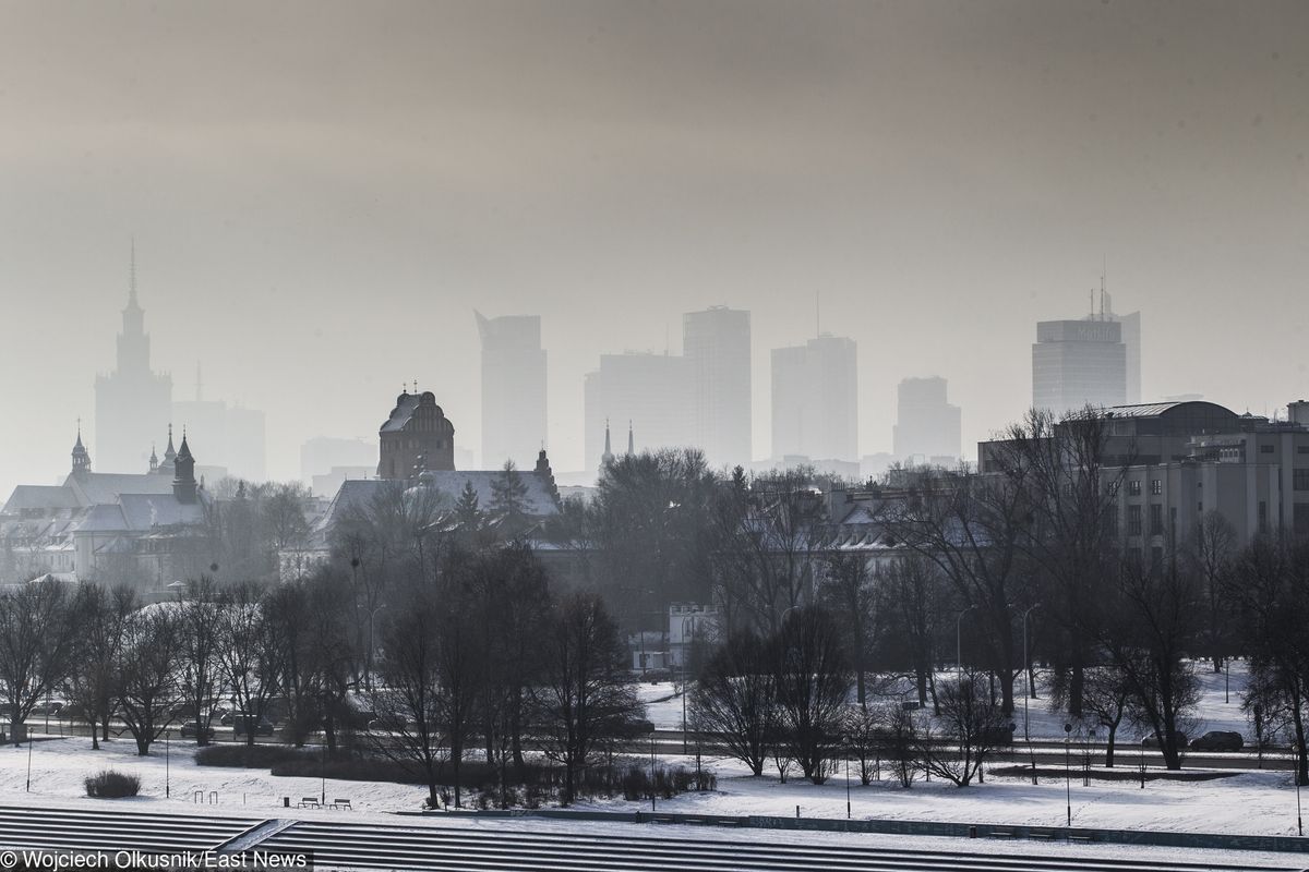 Smog Warszawa - 1 luty. Sprawdź, jaka jest dziś jakość powietrza