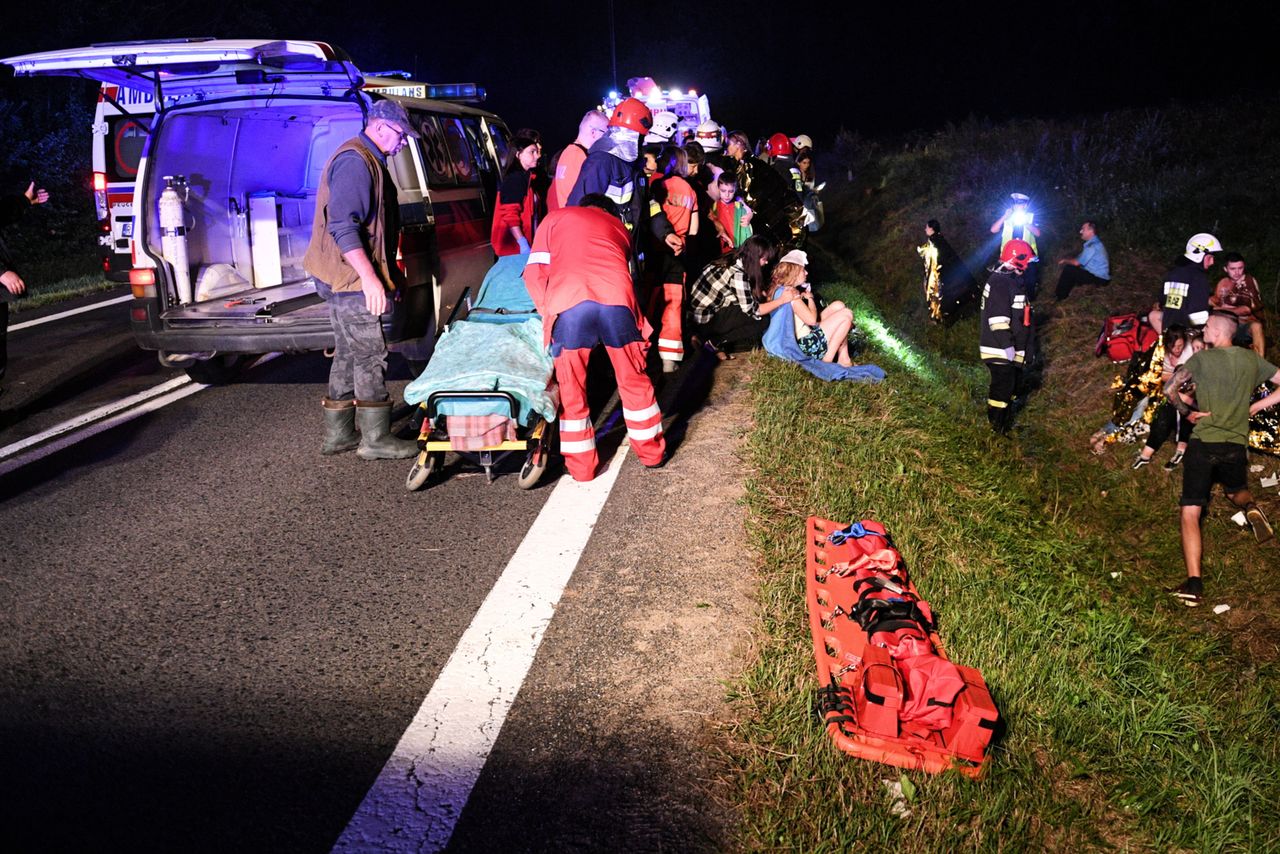 Tragedia na Podkarpaciu. Kierowca autokaru zatrzymany, czeka na zarzuty