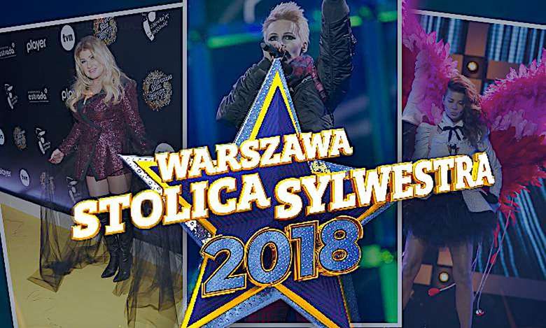 Warszawa Sylwester 2018 TVN gwiazdy