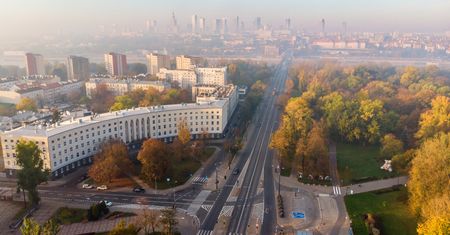 Warszawa. Smog w stolicy. Jakość powietrza w poniedziałek 3 lutego 2020 r.