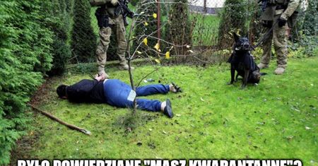 Warszawa. Memem w koronawirusa. Humorystyczna akcja warszawskiej policji