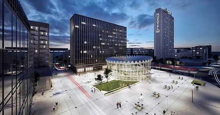 Nowa Rotunda już wkrótce. Na placu budowy pojawiły się pierwsze elementy
