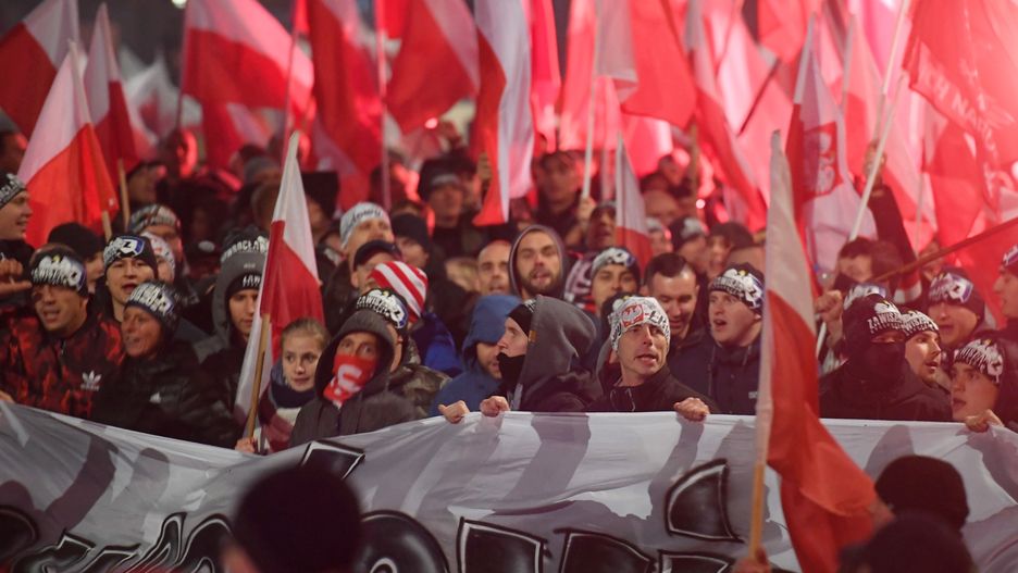 Warszawa. Marsz Niepodległości 11 listopada 2018 r.