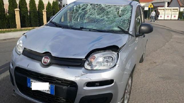 Mężczyzna nie hamował. Dodał gazu