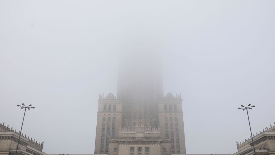 Smog w Warszawie w środę 22 stycznia 2020 r.
