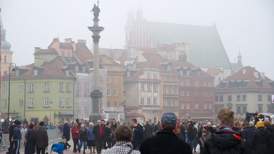 Smog Warszawa - Plac Zamkowy 