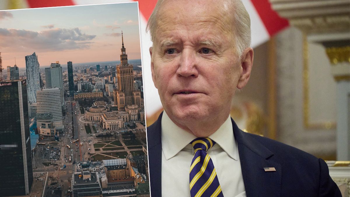 Joe Biden w Warszawie