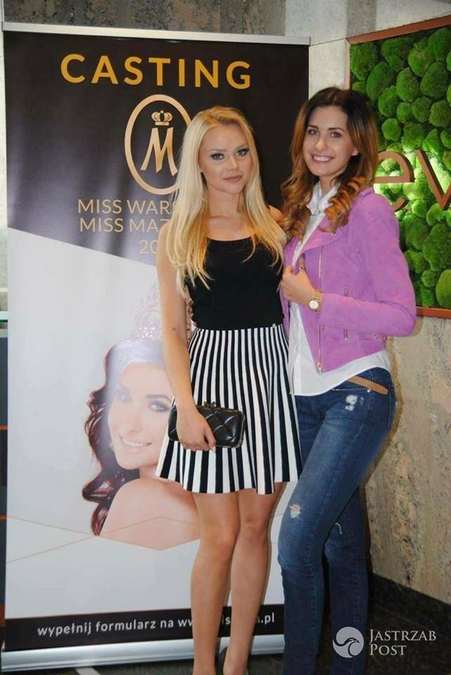 Ola Ciupa z Ewą Mielnicką na castingu do Miss Mazowsza 2016