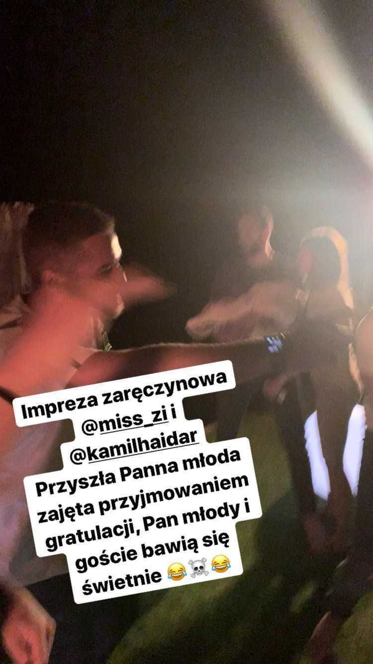 Zosia Ślotała - impreza zaręczynowa, relacjonowała Agnieszka Woźniak- Starak