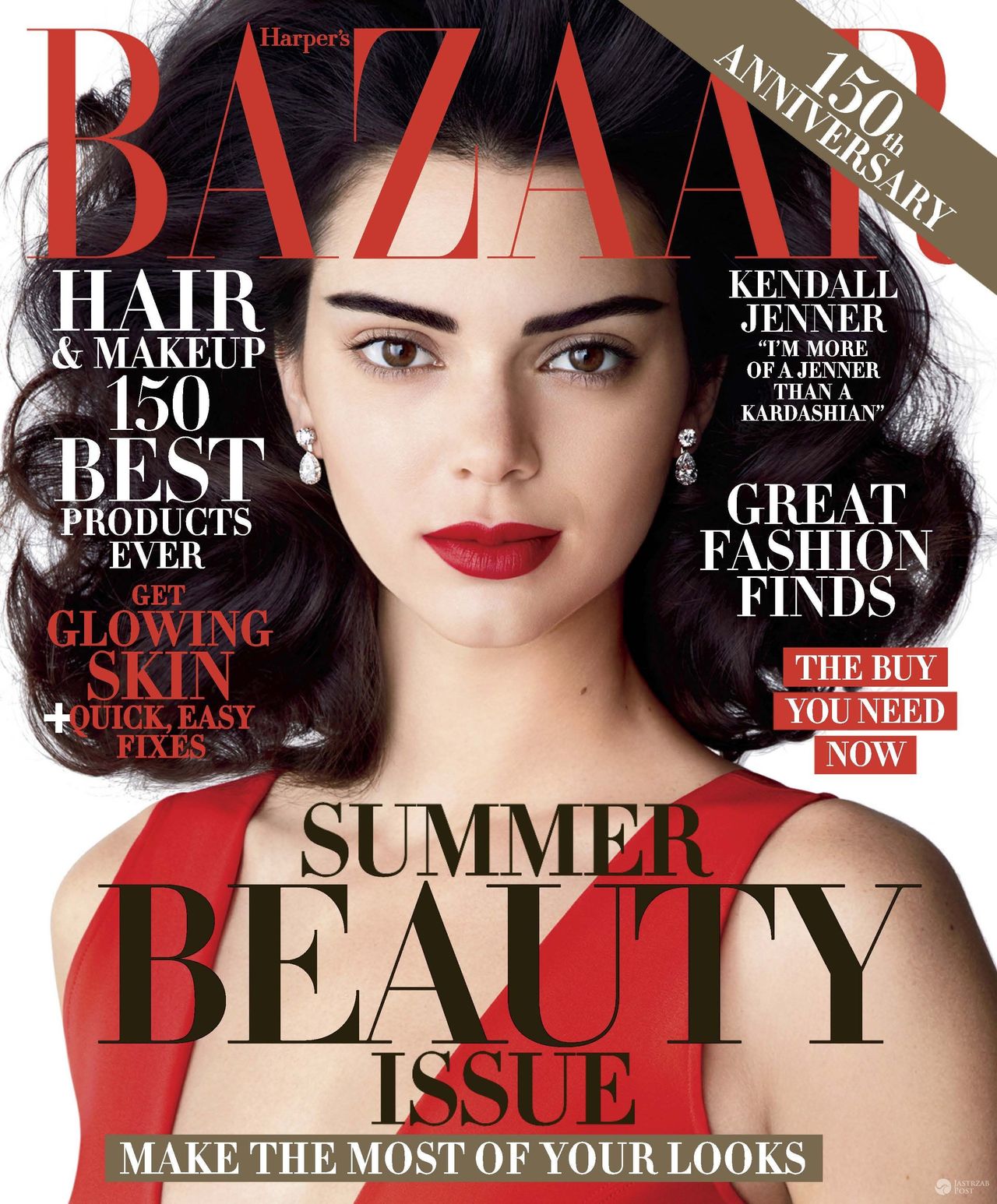 Kendall Jenner na okładce Harper's Bazaar