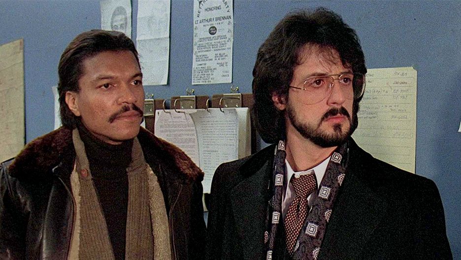 Billy Dee Williams i Sylvester Stallone w filmie "Nocny jastrząb" (1981)