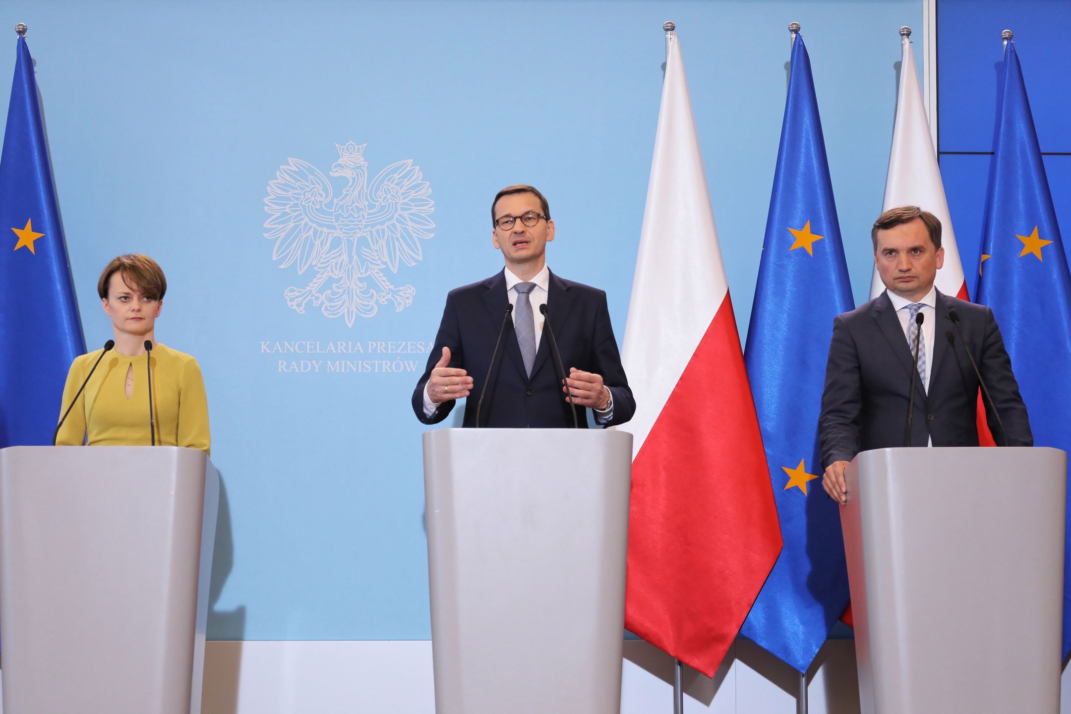 Premier Mateusz Morawiecki o ustawie antylichwiarskiej: "dość patologii" 