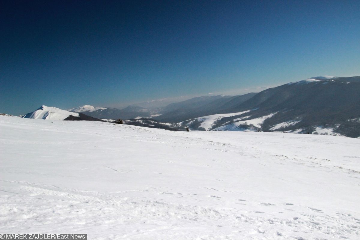 Bieszczady: wzrosło zagrożenie lawinowe